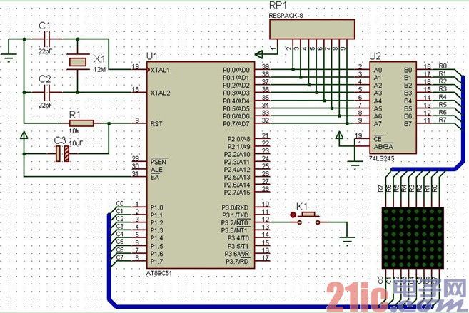 ƬCCZԳO(sh)ӋI 8X8LED c@ʾD